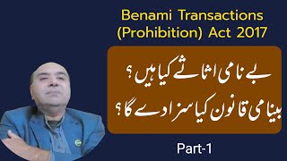 Benami Transactions Prohibition Act 2017  Part1  Definitions [upl. by Rexferd]