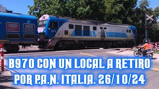 B970 con local a Retiro por PAN Italia 26102024 [upl. by Atirat]