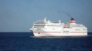 FERRY SOROLLA ENTRANDO AL PORT DE BARCELONA [upl. by Echikson]