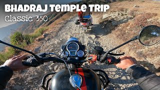 Trip to Bhadraj Temple on Classic 350 [upl. by Alyad]