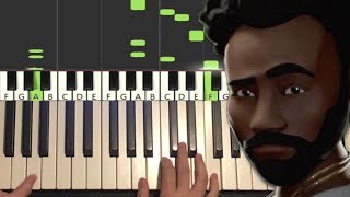 Google Pixel 3  Childish Gambino Playmoji Song Piano Tutorial Lesson [upl. by Virgin]