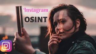 Instagram OSiNT  INFORMATION GATHERING [upl. by Ahsiekat]