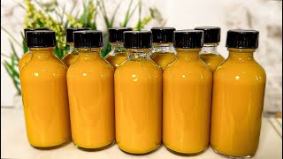 Ginger Turmeric immune boosting anti inflammatory wellness shots in a blender [upl. by Keisling]