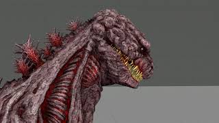 SFMShin Godzilla roar test [upl. by Welbie]