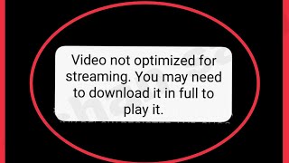 Fix Telegram Video not optimised for streaming You may need to download it in full to play Problem [upl. by Ahsillek]