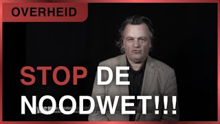 ‘Aan de vertegenwoordigers van het Nederlandse volk STOP DE NOODWET’ Ab Gietelink Column [upl. by Brenda]