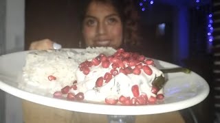 ASMR COMIENDO CHILE EN NOGADA🤤🍽️ [upl. by Naitsirhk]