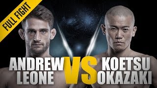 ONE Full Fight  Andrew Leone vs Koetsu Okazaki  A WorldClass Wrestling Clinic  February 2016 [upl. by Oilcareh]