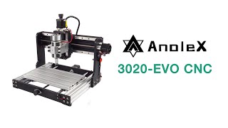 AnoleX 3020Evo Desktop CNC Review [upl. by Sollars]