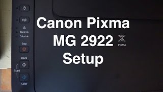 CANON MG 2922 setup [upl. by Croom]