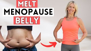 Lose Your Menopause Belly With This 7 Min Low Impact Home Workout [upl. by Yreved]