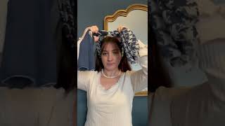 Eşarp bandana kolayyapım hairstyle hair bandana sacmodelleri beauty kendinyap hairtutorial [upl. by Onitselec]