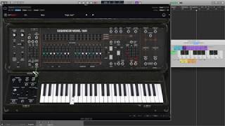 ARP 2600  Equinoxe 1 JMJ how to make portamento sound [upl. by Teahan]