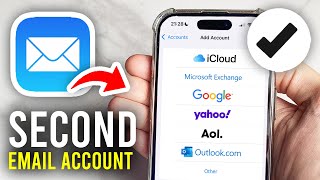 How To Add Second Email Account On iPhone  Full Guide [upl. by Alyosha]