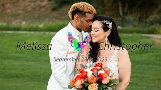 Melissa amp Christophers FULL Wedding Video  092323 [upl. by Baird]