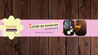 RECEITA LICOR DE AMARULA FAKEamurula liqueur recipe [upl. by Yllehs427]