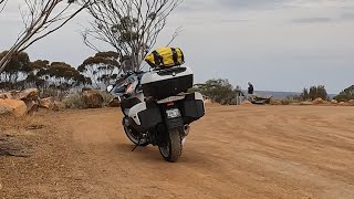 Around Australia by motorbike Ep 27 Esperance to Cocklebiddy BMWR1250RTAustralia by motorbike [upl. by Diao]