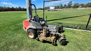 Mowing the Lawn with the Toro Groundsmaster 7210 ZeroTurn RideOn Lawnmower [upl. by Rekrap]