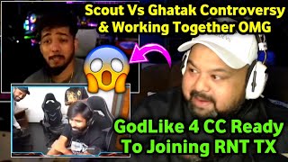 Scout On Ghatak Comeback After Long Controversy 💀Scout Big Statement On Ghatak amp Ghatak Reply [upl. by Christianson]