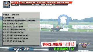 2024 July 27  R04  PRINCE ARMAN 1 1316 [upl. by Leopoldine]