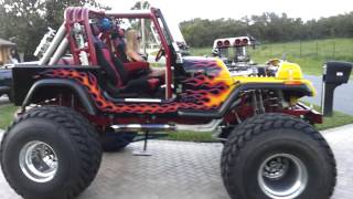 87 Blown Custom Show Jeep [upl. by Dnomso]