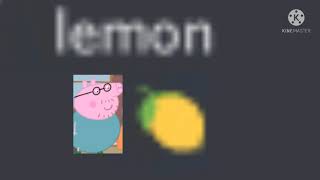 Daddy pig eats lemon and dies [upl. by Gibb]