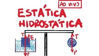 AO VIVO  A04  ENEM  Estática e Hidrostática [upl. by Tamra]