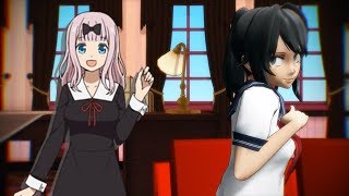 300 SUBS SPECIAL Yanderechan MMD Dance Chikatto Chika Chika [upl. by Eifos]