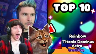 Top YOUTUBERS Hatching ALL🌈 RAINBOW TITANICS  PET SIM X 🤯😲😍 [upl. by Arok112]