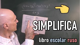 SIMPLIFICA LA FRACCIÓN ALGEBRAICA Álgebra Básica [upl. by Ylam]