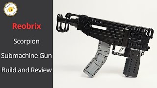 Reobrix SCORPION submachine gun brick BUILD and REVIEW [upl. by Ventre]