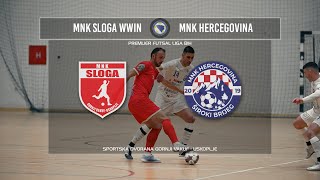 MNK Sloga  MNK Hercegovina  sezona 202425 [upl. by Teirrah133]