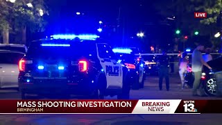 Deadly mass shooting in Birmingham Alabama What we know and dont know [upl. by Eey]