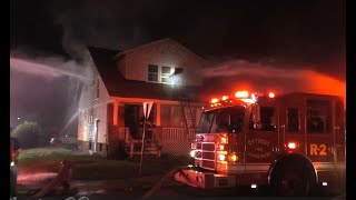 Detroit Fire Department  Hydraulic Ventilation  Fogging Out [upl. by Campball]