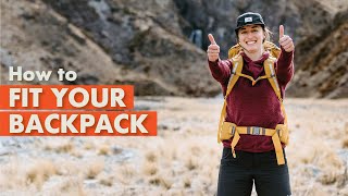 How to Fit Your Hiking Pack [upl. by Vaenfila]