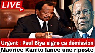 CEST CHAUD🚨Paul Biya prend l’une de ses dernières décisions Maurice Kamto riposte le choc est prêt [upl. by Retsehc]