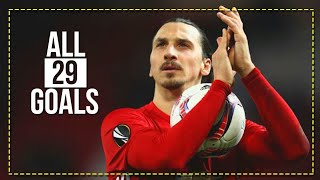 quotGOOD BYE ZLATANquot  All 29 Goals for Manchester United 20162018  HD [upl. by Yeca]