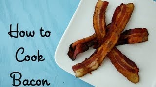 Cooking Tips How to Cook Bacon  Weelicious [upl. by Kcim]