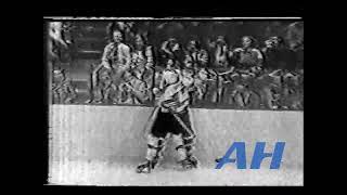 NHL Feb 17 1977 Al HillPHI v Nick FotiuNYR Philadelphia Flyers New York Rangers [upl. by Prud]