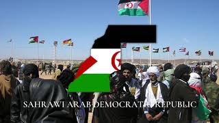 quotO Sons of the Saharaquot  National Anthem of the Sahrawi Arab Democratic Republic [upl. by Jt]