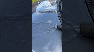 Drying car with water🫨 automobile detailing detailinglife carcare mobiledetailing satisfying [upl. by Annaitsirk]