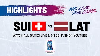 Highlights  Switzerland vs Latvia  2023 IIHFWorlds [upl. by Ishmael]