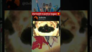 Darkseid vs justice league 😱🔥 shorts animated dccomics [upl. by Myrtia428]