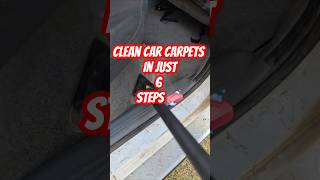 How To Clean Your Car Carpets IN JUST 6 EASY STEPS [upl. by Nerita]