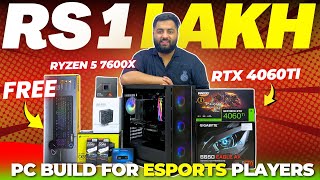 Rs1 Lakh Gaming PC Build  Perfect for a ESPORTS Player 300FPS🔥 [upl. by Macilroy]