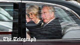 King and Queen travel to Sandringham after brief reunion with Prince Harry [upl. by Anselma]