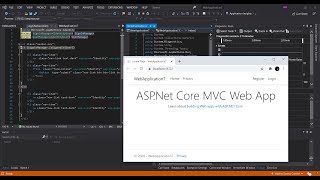 ASPNet Core MVC Web Application CHtmlCSS Getting Started [upl. by Eniahs]