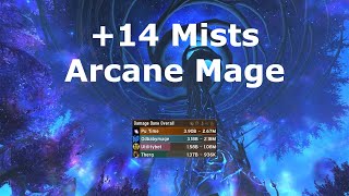 14 Mists Arcane Mage 218 Mill Overall [upl. by Lertnahs999]