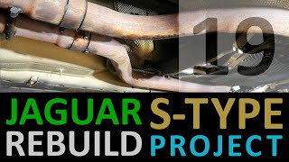 Jaguar SType Restoration 19 EXHAUST Removal 1 RH Manifold [upl. by Nollek]