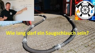 Wie lang darf ein Saugschlauch sein [upl. by Llehsem712]